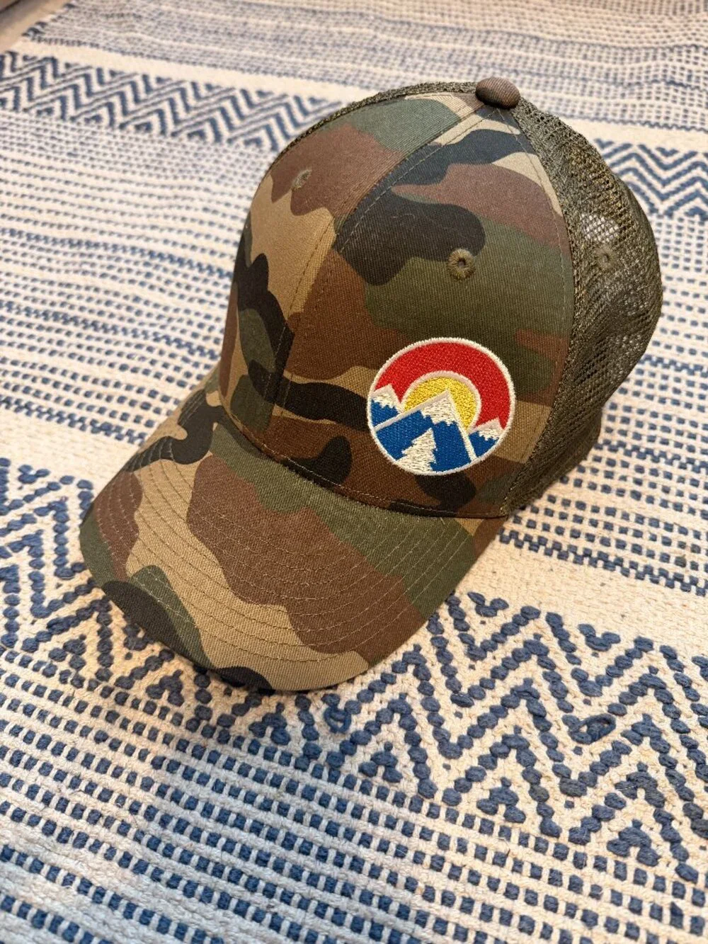 Colorado Camo Trucker Hat Mesh Snapback: Decky Brand